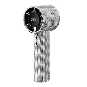 Rhinestone Bling Handheld Fan